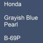 Preview: Honda, Grayish Blue Pearl, B-69P.